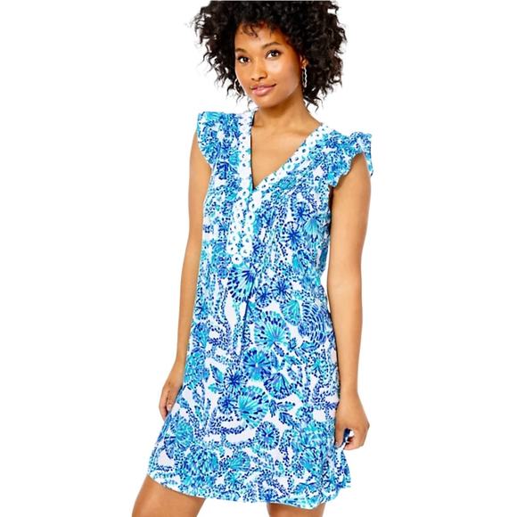 Lilly Pulitzer Dresses & Skirts - NWOT! Lilly Pulitzer Joan Tunic Floral Dress - Size XS